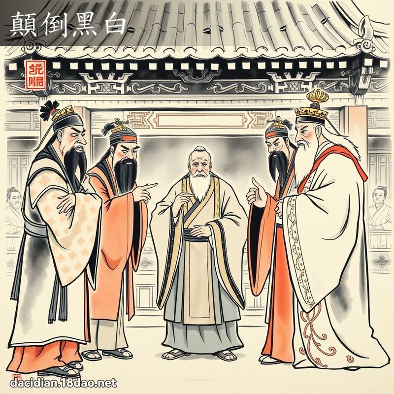 颠倒黑白 配图