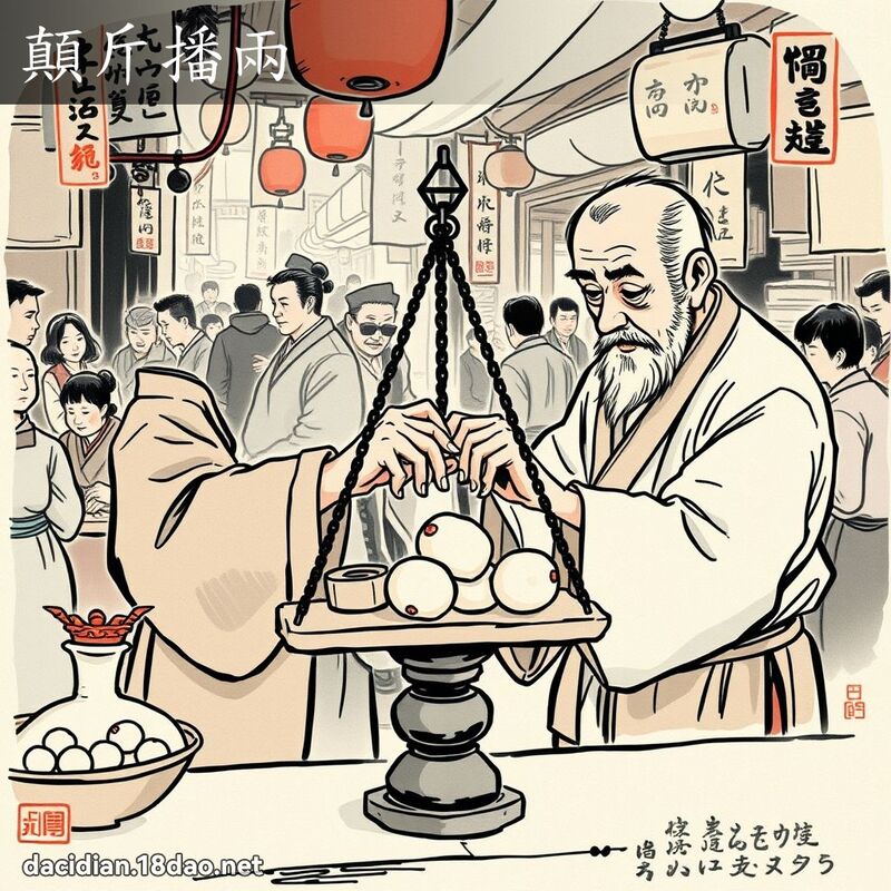 颠斤播两 配图
