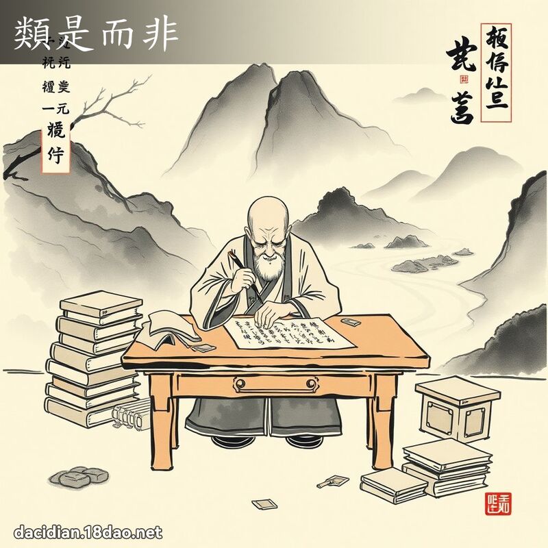 类是而非 配图
