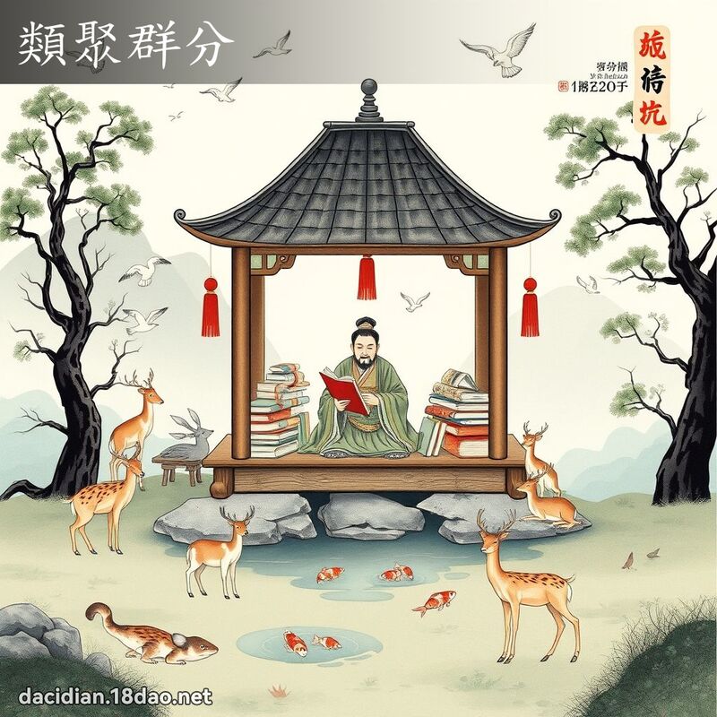 类聚群分 配图
