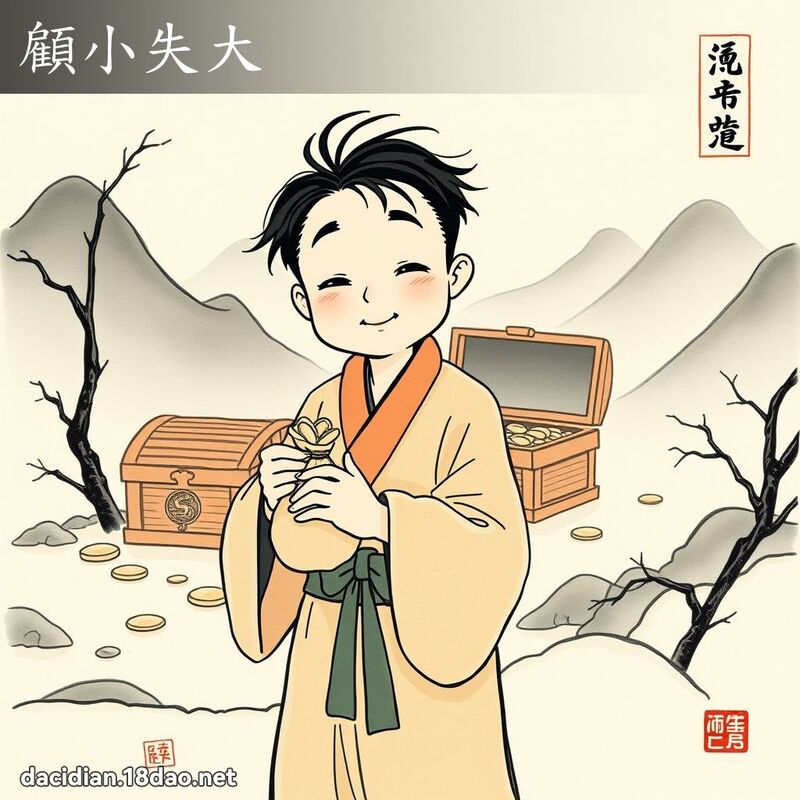 顾小失大 配图