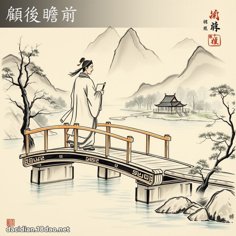 顾后瞻前 配图