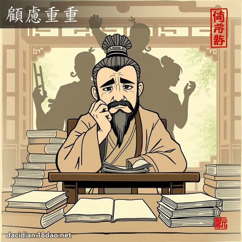 顾虑重重 配图