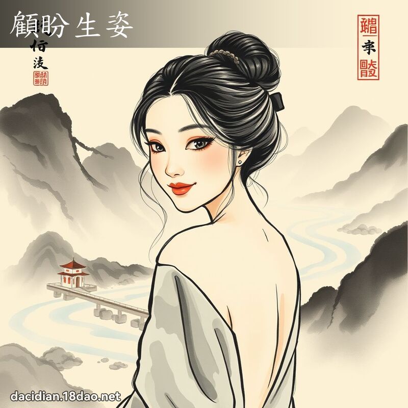 顾盼生姿 配图