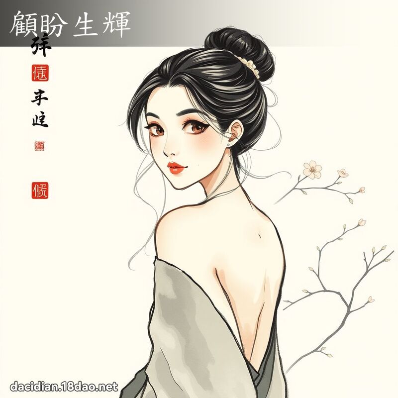 顾盼生辉 配图