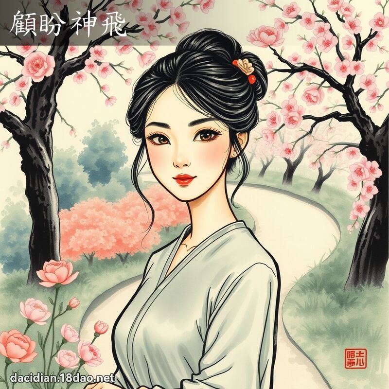 顾盼神飞 配图