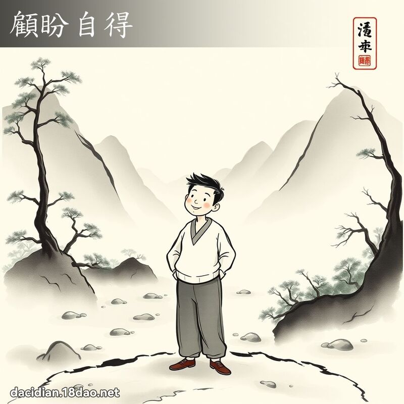 顾盼自得 配图