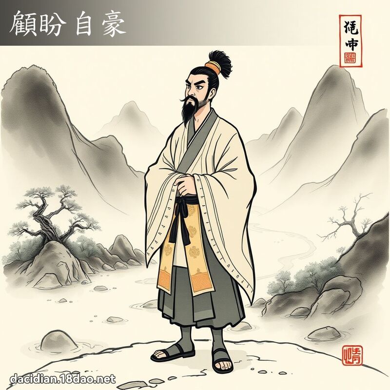 顾盼自豪 配图