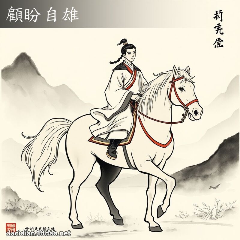 顾盼自雄 配图