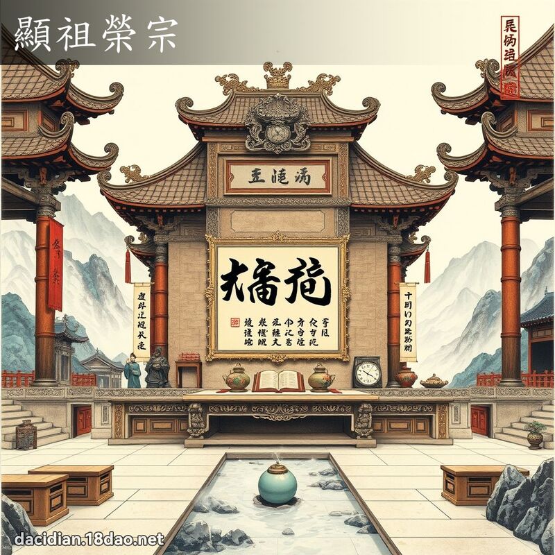 显祖荣宗 配图