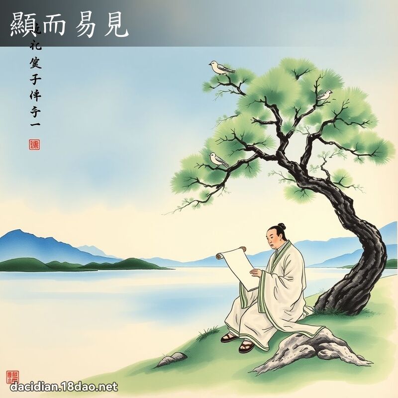 显而易见 配图