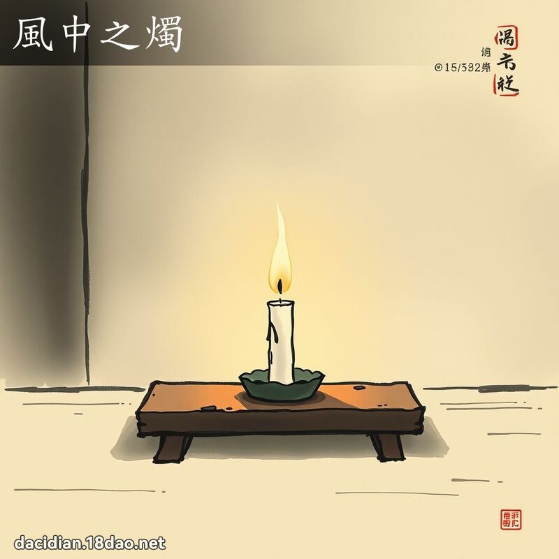 风中之烛 配图