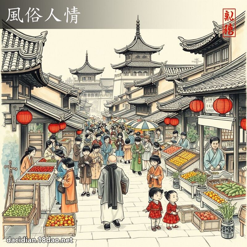风俗人情 配图