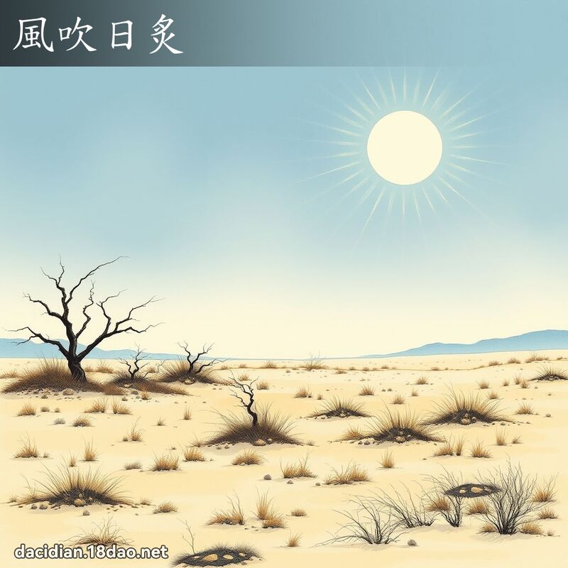风吹日炙 配图