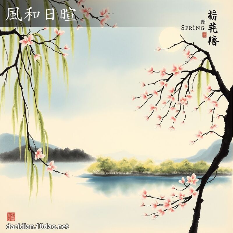 风和日暄 配图