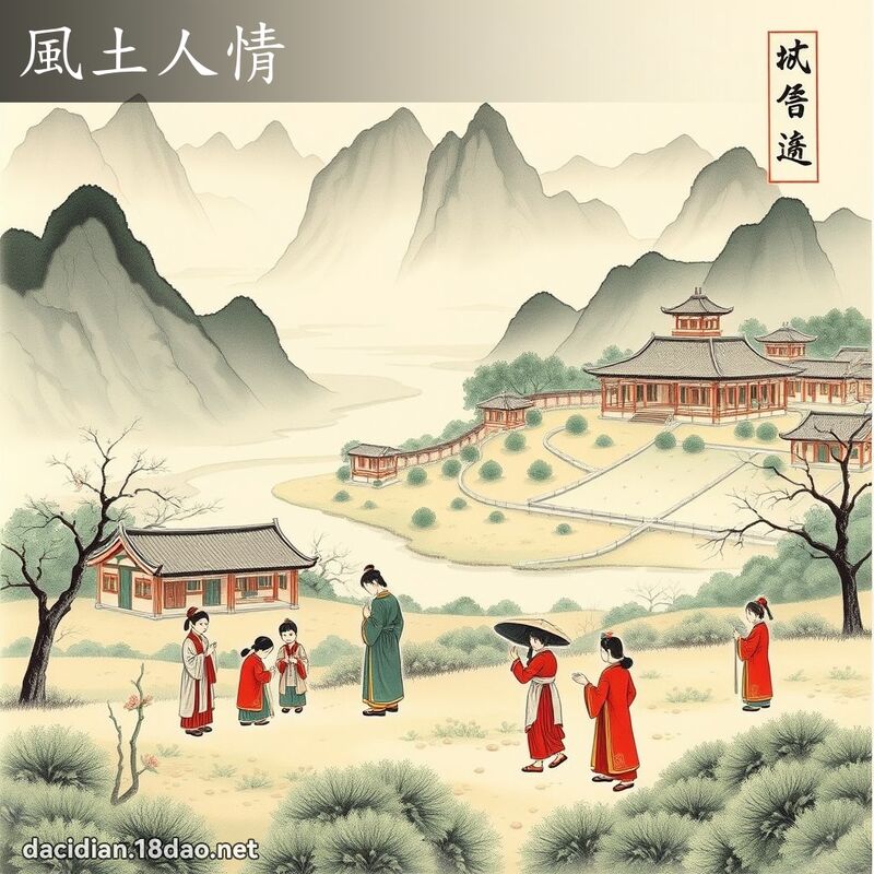 风土人情 配图
