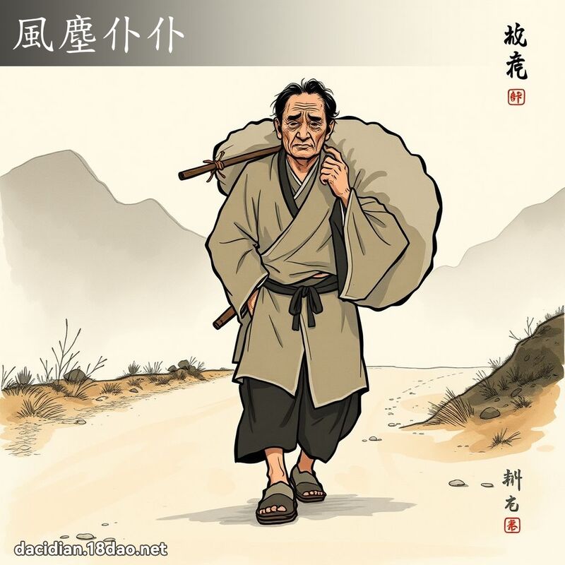 风尘仆仆 配图