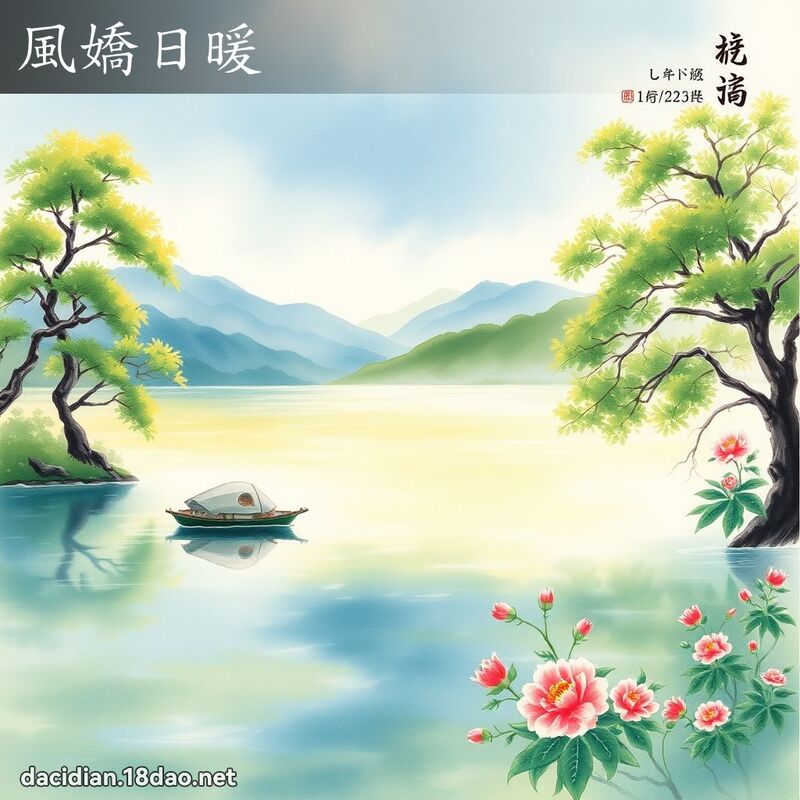 风娇日暖 配图