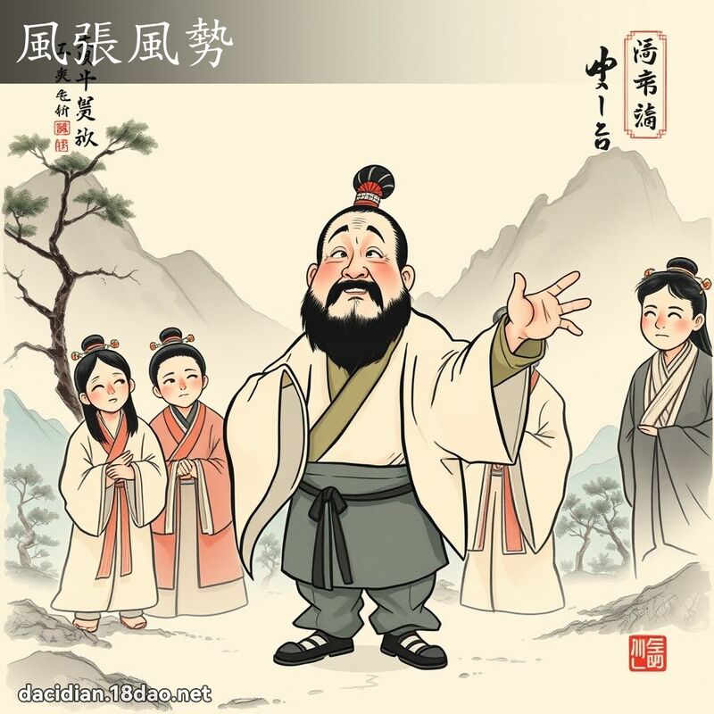 风张风势 配图