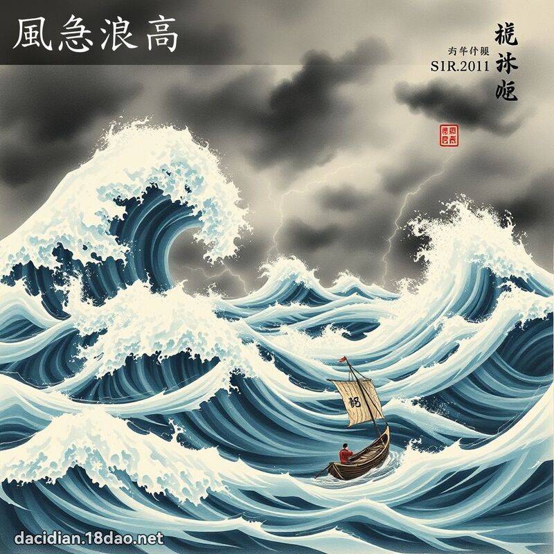 风急浪高 配图