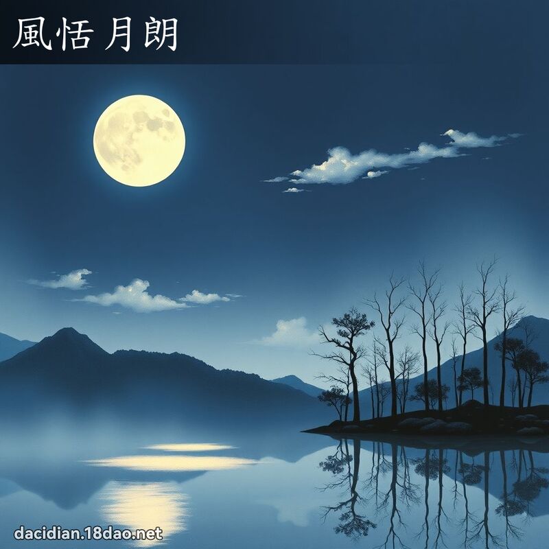 风恬月朗 配图