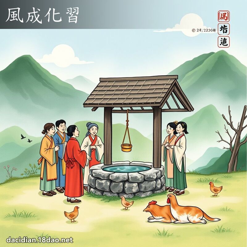 风成化习 配图