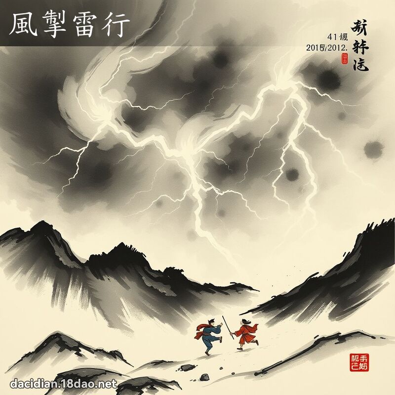 风掣雷行 配图