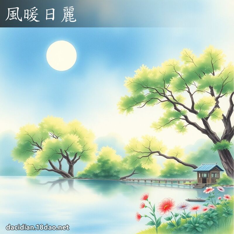 风暖日丽 配图