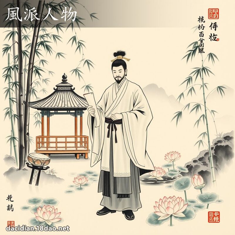 風派人物 配图
