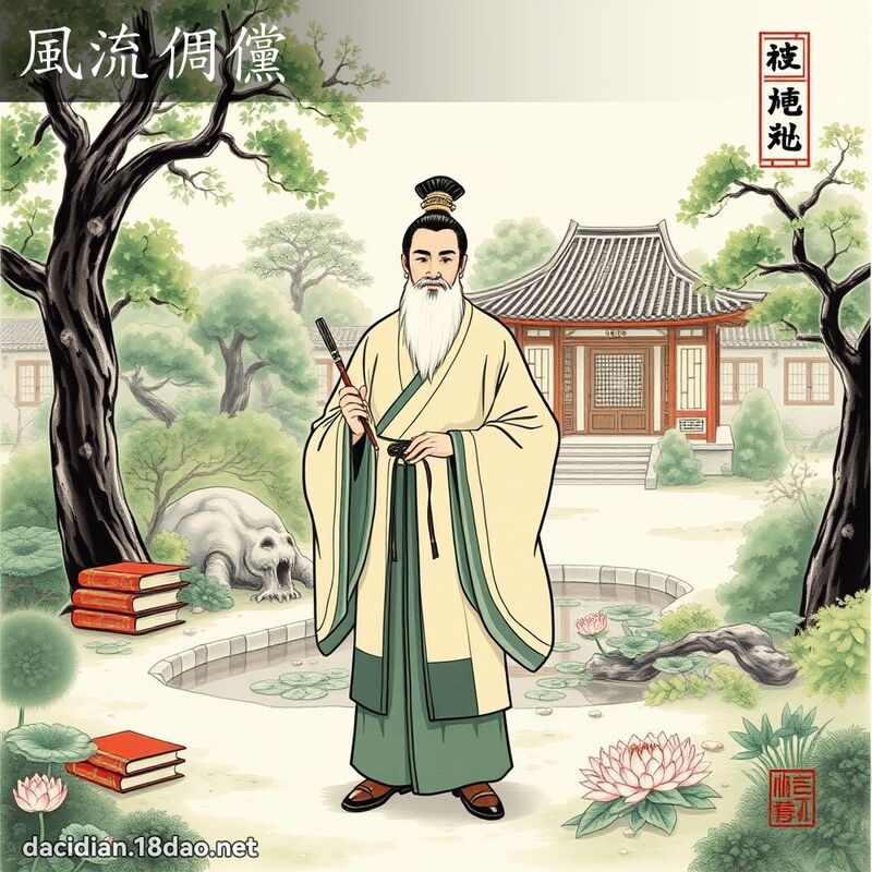 風流倜儻 配图