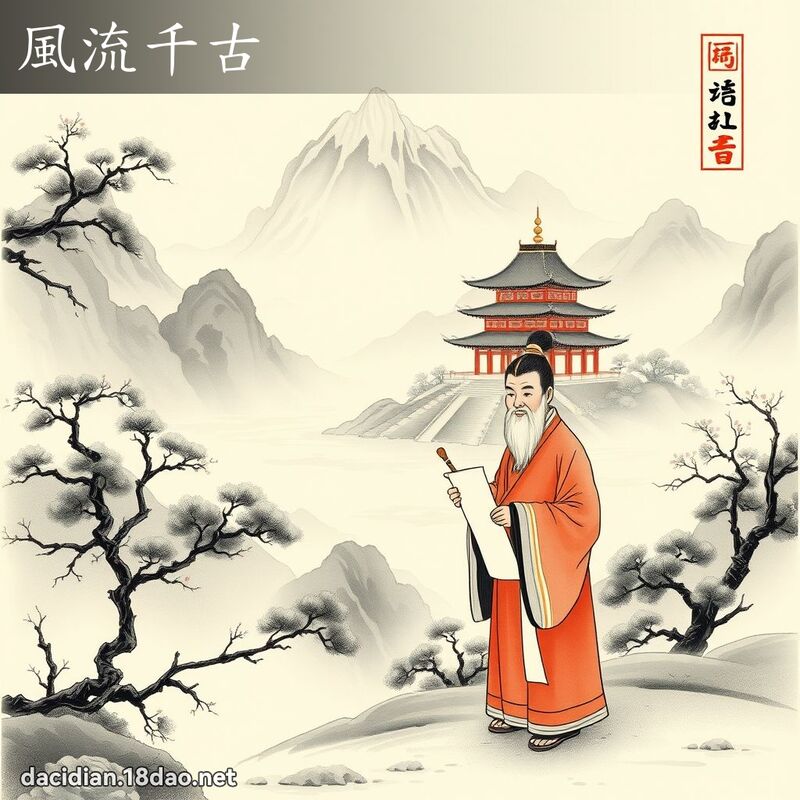 風流千古 配图