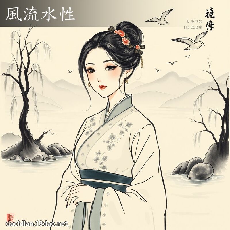 風流水性 配图