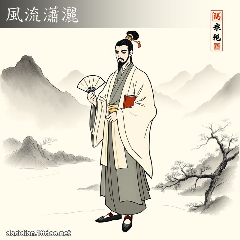 風流瀟灑 配图