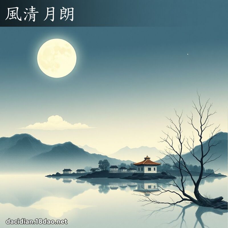 風清月朗 配图