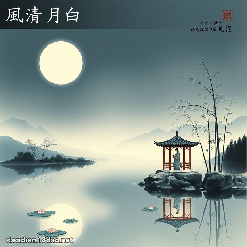 風清月白 配图