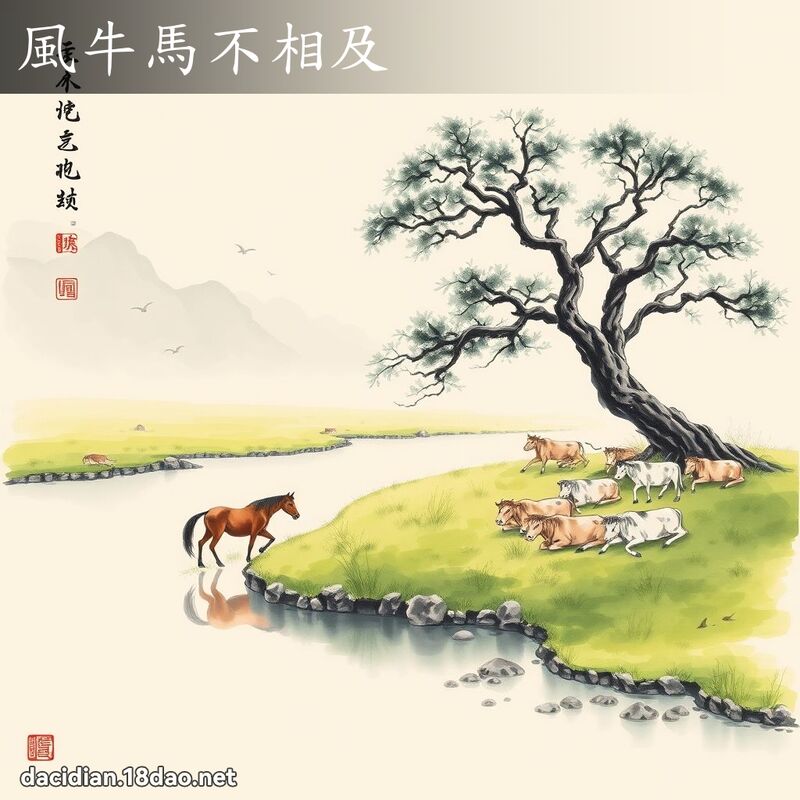 風牛馬不相及 配图