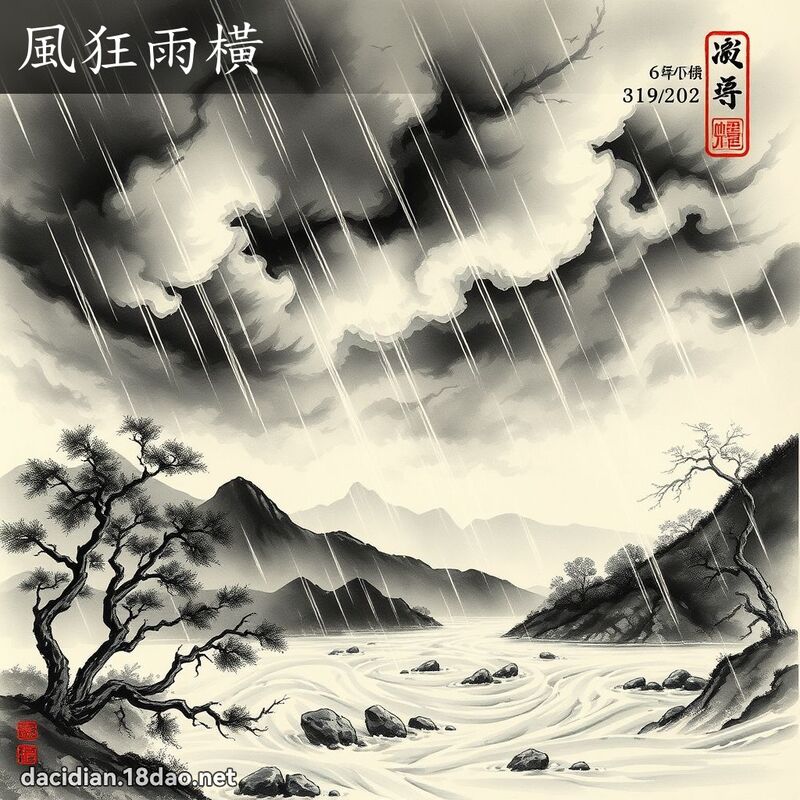 風狂雨橫 配图