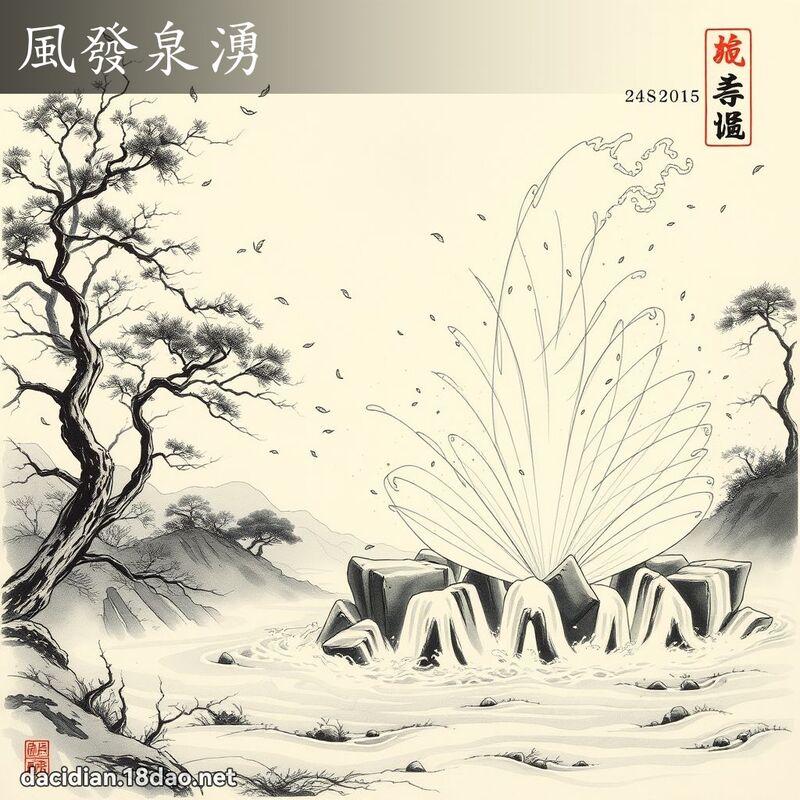 風發泉湧 配图