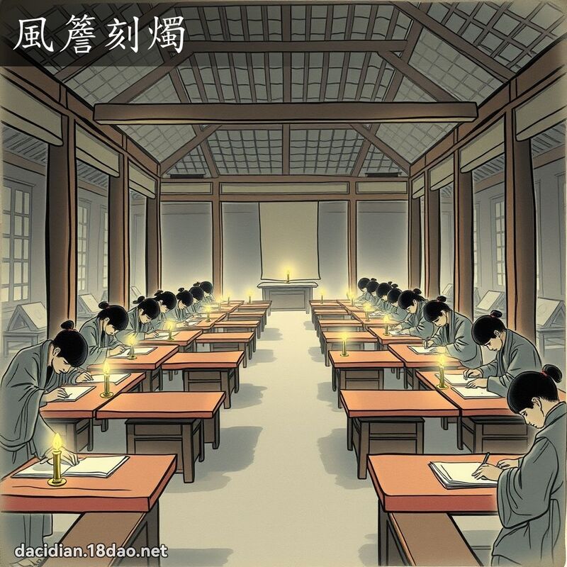 風簷刻燭 配图