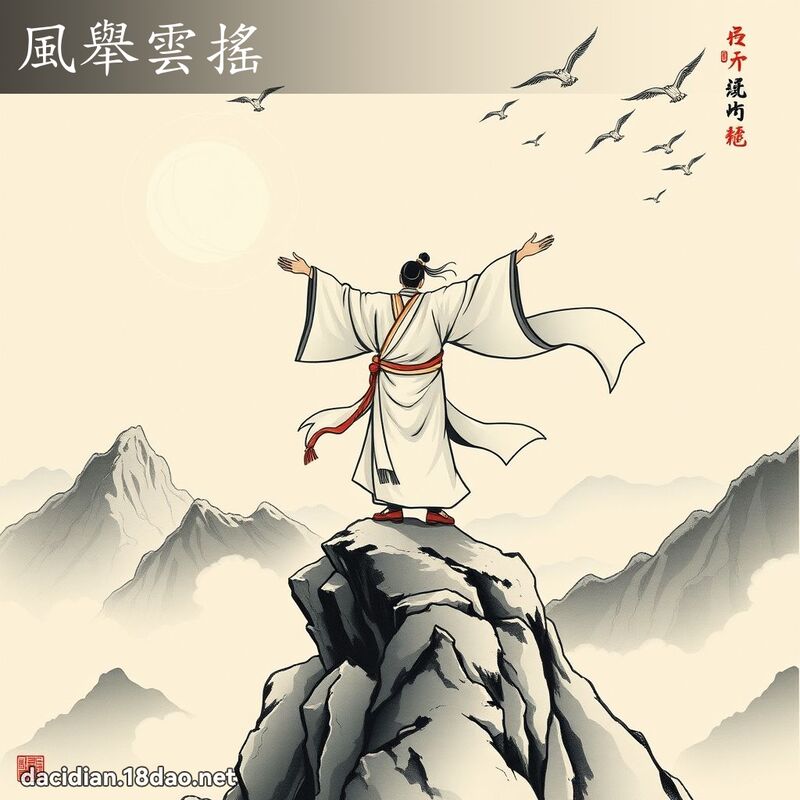 風舉雲搖 配图