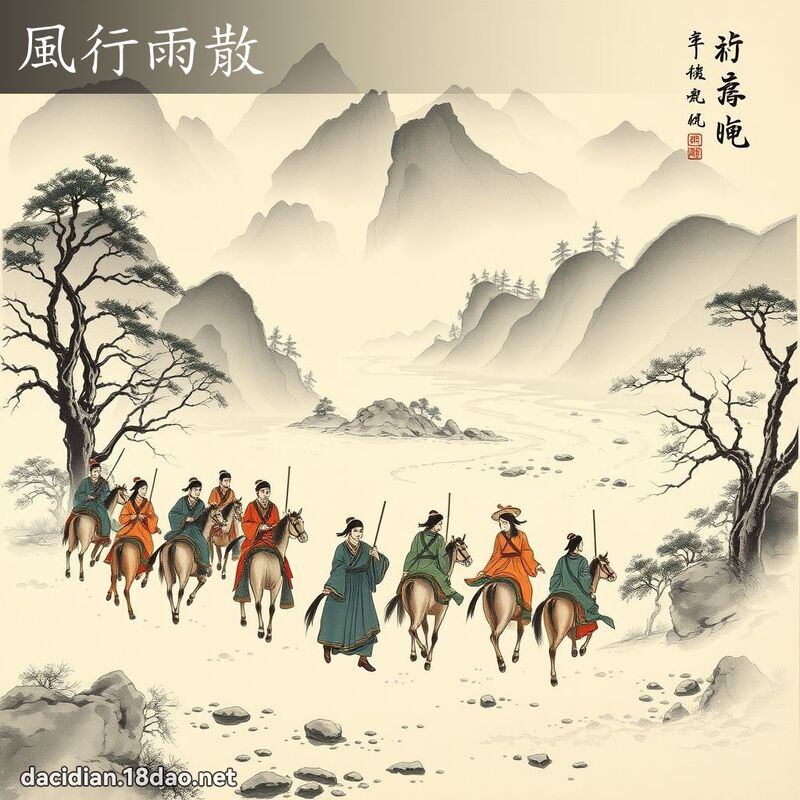 風行雨散 配图