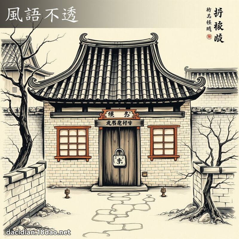 風語不透 配图