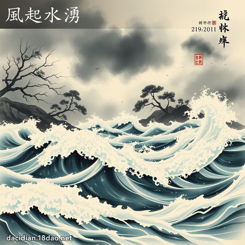 风起水涌 配图