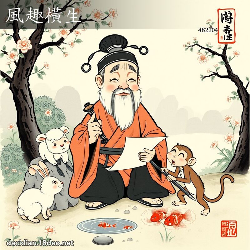 风趣横生 配图