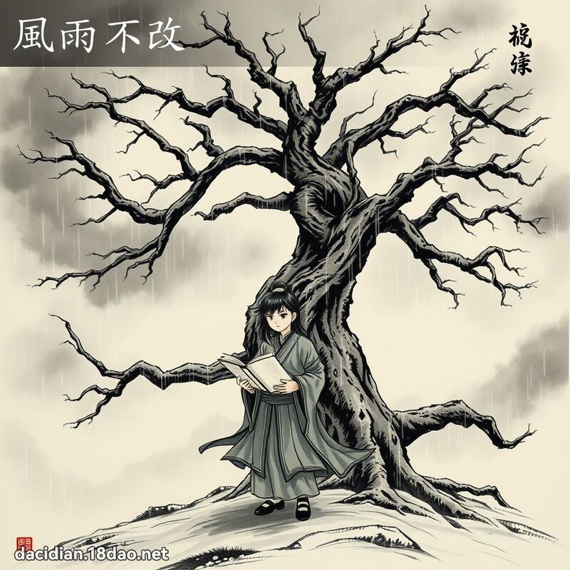 风雨不改 配图