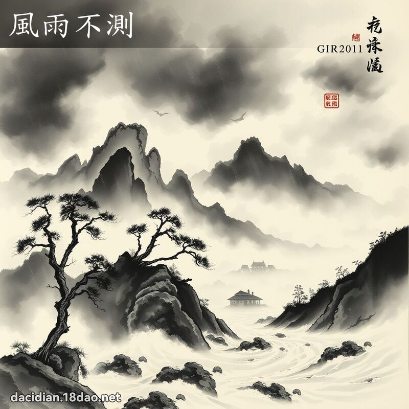 风雨不测 配图