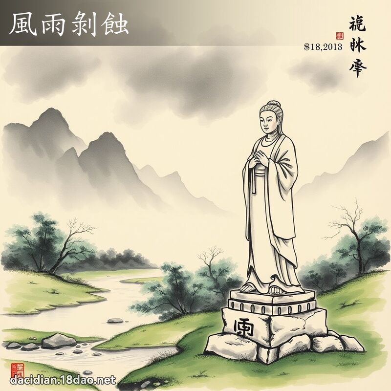 风雨剥蚀 配图
