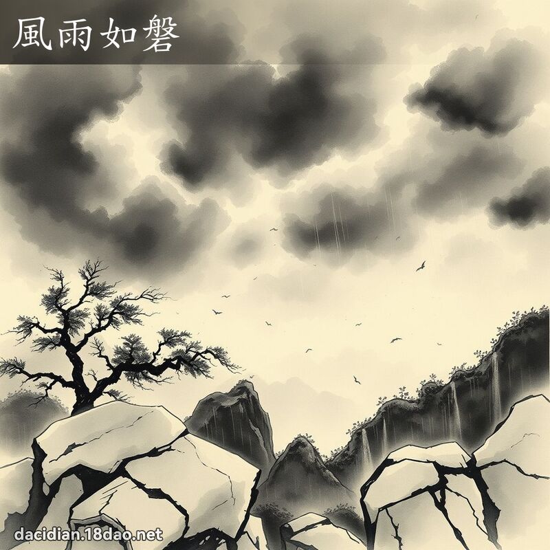 风雨如磐 配图