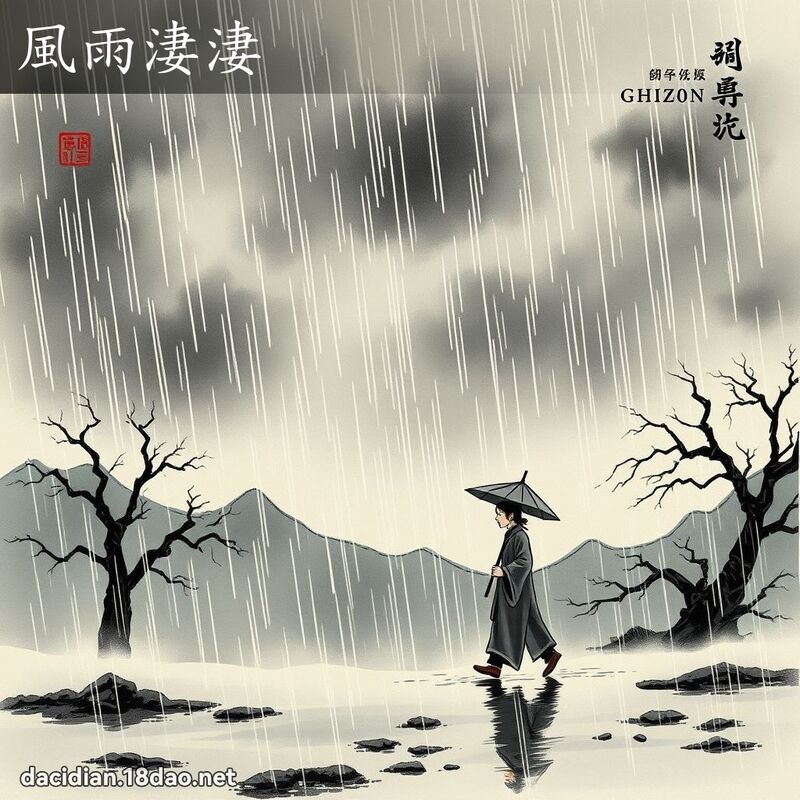 风雨淒淒 配图