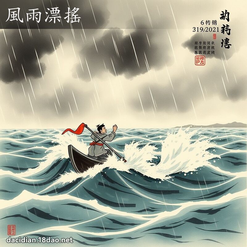 风雨漂摇 配图